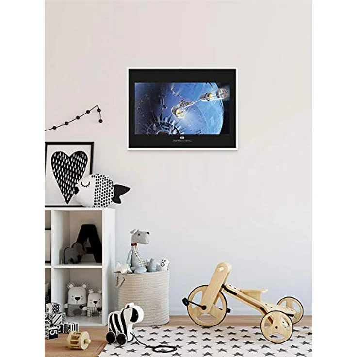 Komar Wandbild | Star Wars Classic RMQ Death Star Attack | Kunstdruck, 50 x 40 cm, ohne Rahmen, fotorealistischer Druck auf Premium-Poster Fotopapier – Bild 3