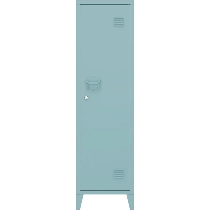 Einzelspind Kurikka 137x38x38 cm Graublau [en. casa] – Bild 8