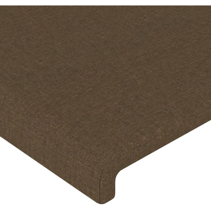 vidaXL Kopfteile 2 Stk. Dunkelbraun 100 x 5 x 78/88 cm Stoff 3116045 – Bild 4