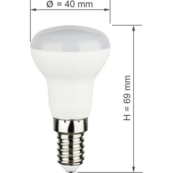 SEBSON LED-Leuchtmittel LED Lampe E14 R39 3W 230V Leuchtmittel Reflektorlampe - 4er Pack, 4 St. – Bild 3
