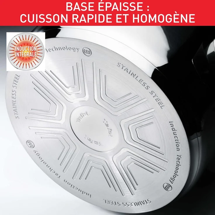 Tefal Comfort Max Bratpfanne 20 cm, hochwertiger Edelstahl, Thermo-Spot, Antihaftbeschichtung, Induktion G7260244 – Bild 5