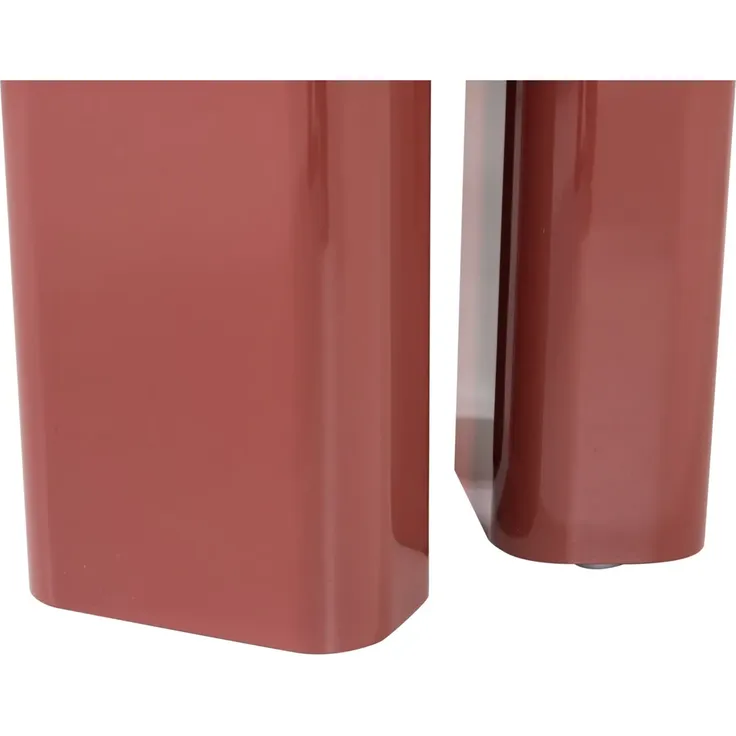 Beistelltisch Orivo - MDF & Holzfurnier Rot / Rosa, Ø 40 cm – Bild 4