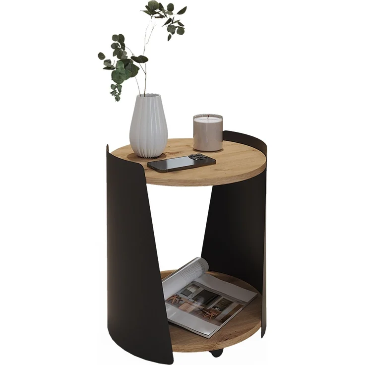 Couchtisch Eiche 40x40 cm Vicco – Bild 6