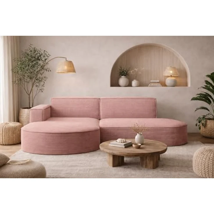 Kaiser Möbel Ecksofa Designer MODENA STUDIO L stoff Poso und Neve – Bild 2