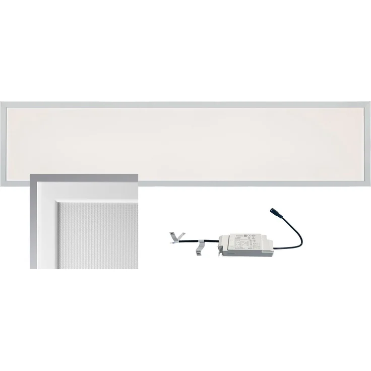 LED Licht-Panel "CTP-120 Office" warmweiß 30x120cm, 3000K, 40W, 3750lm, UGR16 – Bild 3