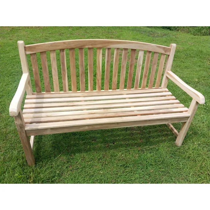 Teak Sitzbank Bank Gartenbank Holzbank Teakbank Parkbank Windsor 120cm