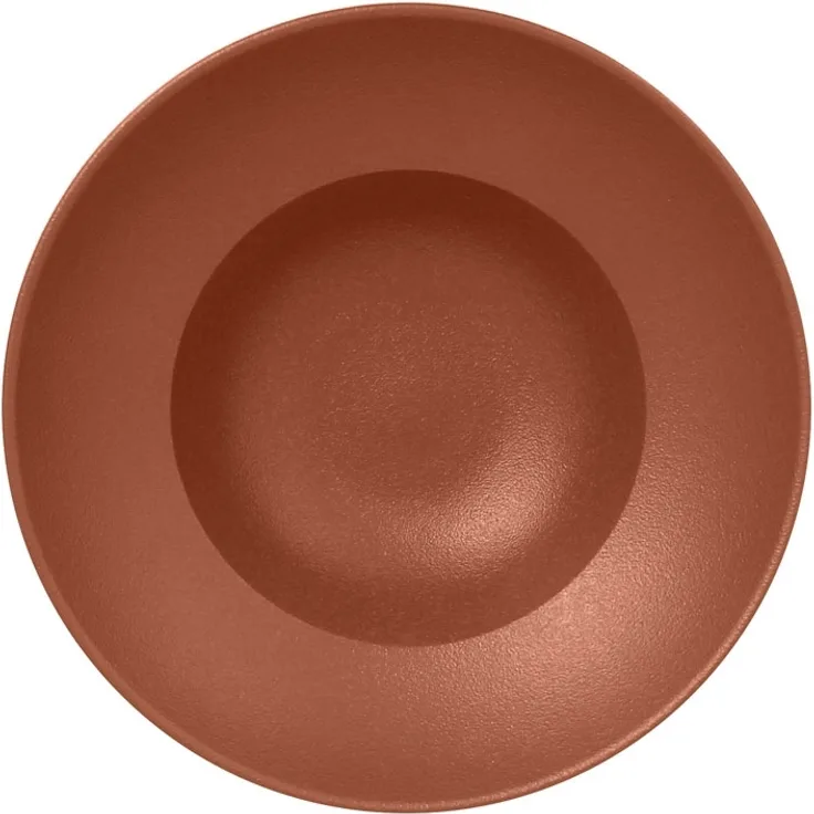RAK Porcelain Neofusion terra brown Teller extra tief rund Ø 22.7 cm / Ht. 7.8 cm / Cont. 33 cl