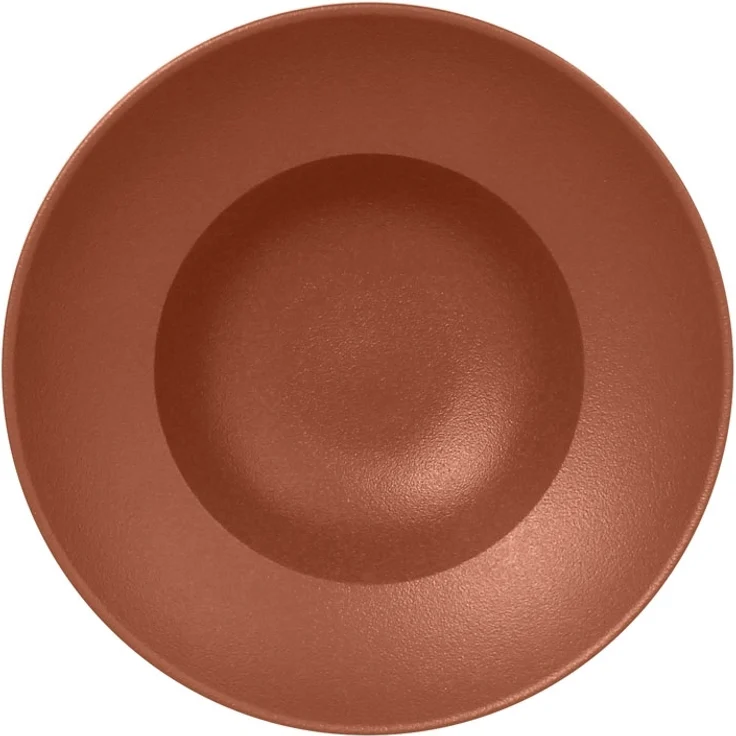 RAK Porcelain Neofusion terra brown Teller extra tief rund Ø 22.7 cm / Ht. 7.8 cm / Cont. 33 cl