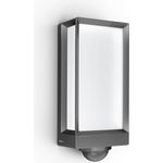 Steinel 'L 42 SC' LED-Außenleuchte mit 180°- Bewegungsmelder und Bluetooth, per App einstellbar, 13 W, 3000 K, Aluminium anthrazit, 13,1 x 10,5 x 30,6 cm