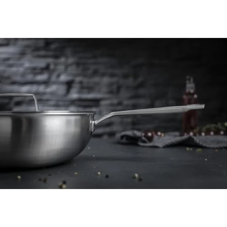 Kuhn Rikon Culinary Fiveply Wok Unbeschichtet 24 cm – Bild 5