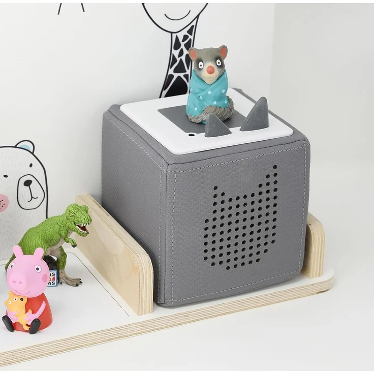 stadtecken Kinder Regal für Musikbox I Geeignet für die Toniebox und ca. 50 Tonies I Perfekte Aufbewahrung für Kinderzimmer I zum Aufstellen oder Aufhängen (Freunde, Mittel) – Bild 6