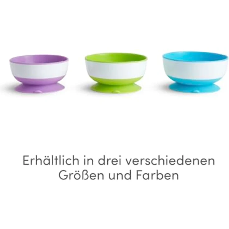 Munchkin Stay Put Suction Schüsselset 3 Stück Viol – Bild 6