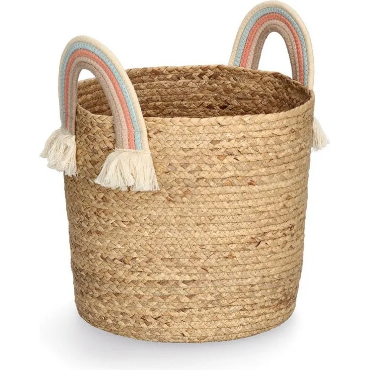 Aufbewahrungskorb Rainbow - naturfarben - Ø 35cm