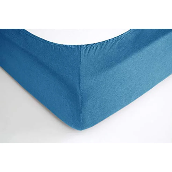 Hometex Premium Textiles Spannbettlaken Premium Boxspringbett Spannbetttuch ideal für Wasserbett und Matratzen, Jersey, Gummizug: Rundumgummizug, Spannbettlaken Premium Qualität 190 g/m², Gekämmte Baumwolle – Bild 6