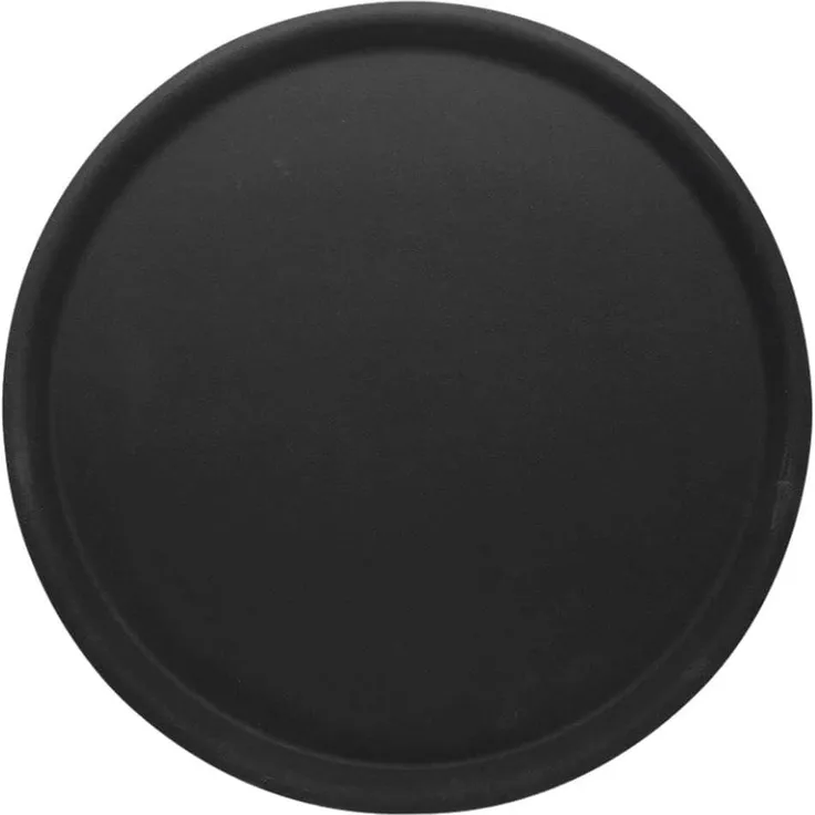 Contacto Tablett rund, rutschhemmend 43 cm, schwarz
