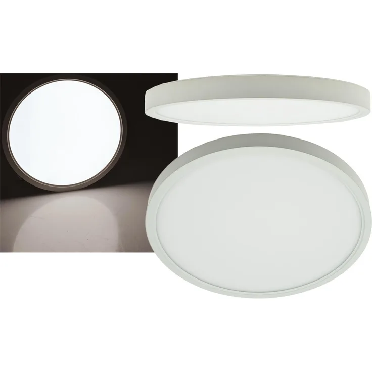 LED Deckenleuchte "Santano 24n"Ø 30cm, 24W, 2350lm, 4200K neutralweiß