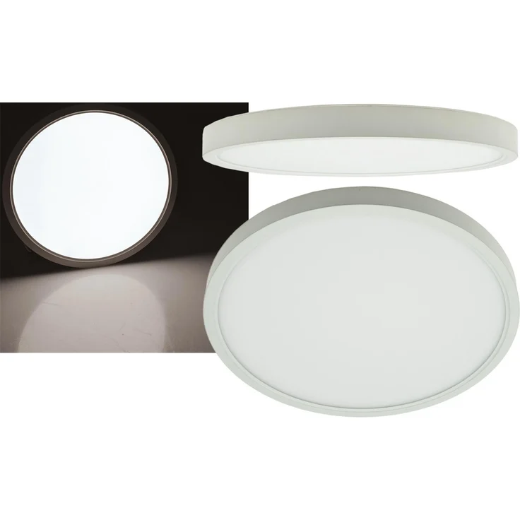 LED Deckenleuchte "Santano 24n"Ø 30cm, 24W, 2350lm, 4200K neutralweiß – Bild 1