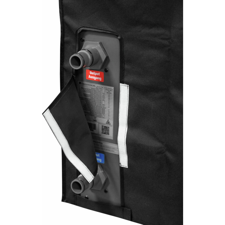 Steinbach Cover für Wärmepumpe "Silent Mini", schwarz, 53,50 x 37 x 43,50 cm – Bild 3