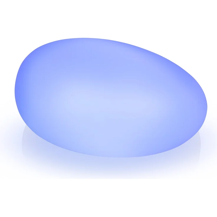 Smartwares LED Solarleuchte Stein OSL-50016 weiß Ø 40 cm RGBW – Bild 5