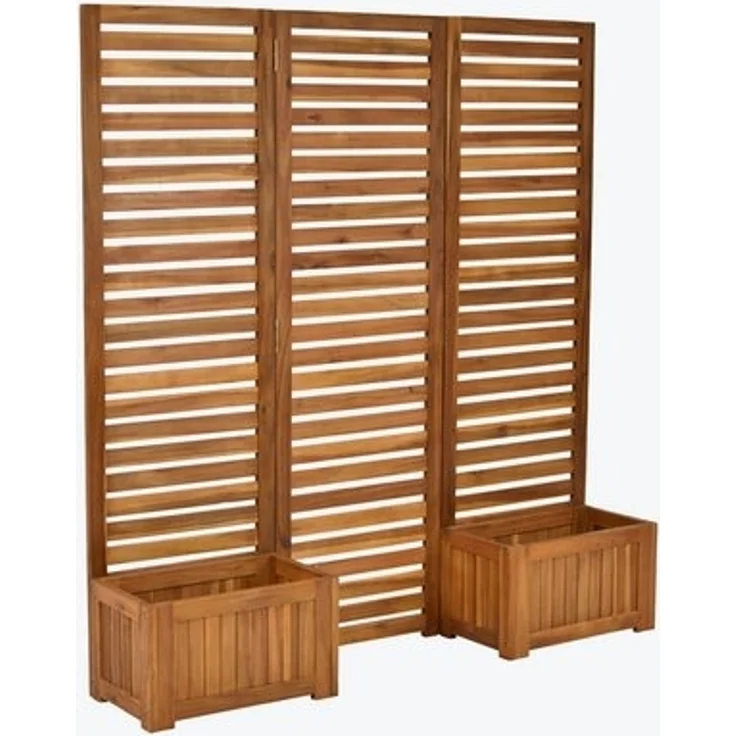 Sichtschutz mit 2 Blumenkästen – Bild 4