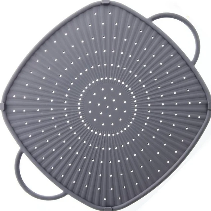 Coolinato Spritzschutzdeckel Coolinato Silikon Universal Spritzschutz 3in1 GRAU, (1-tlg) – Bild 4