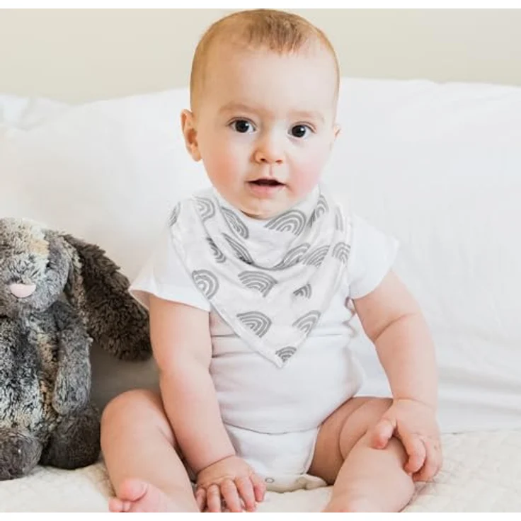 GLLQUEN 3er Pack Musselintücher Baby 70x70 Spucktücher aus Baumwolle | Saugstarke Mulltücher & Mullwindeln, weiche Stoffwindeln für Neugeborene, atmungsaktivBaby Geschenk(Stern) – Bild 3