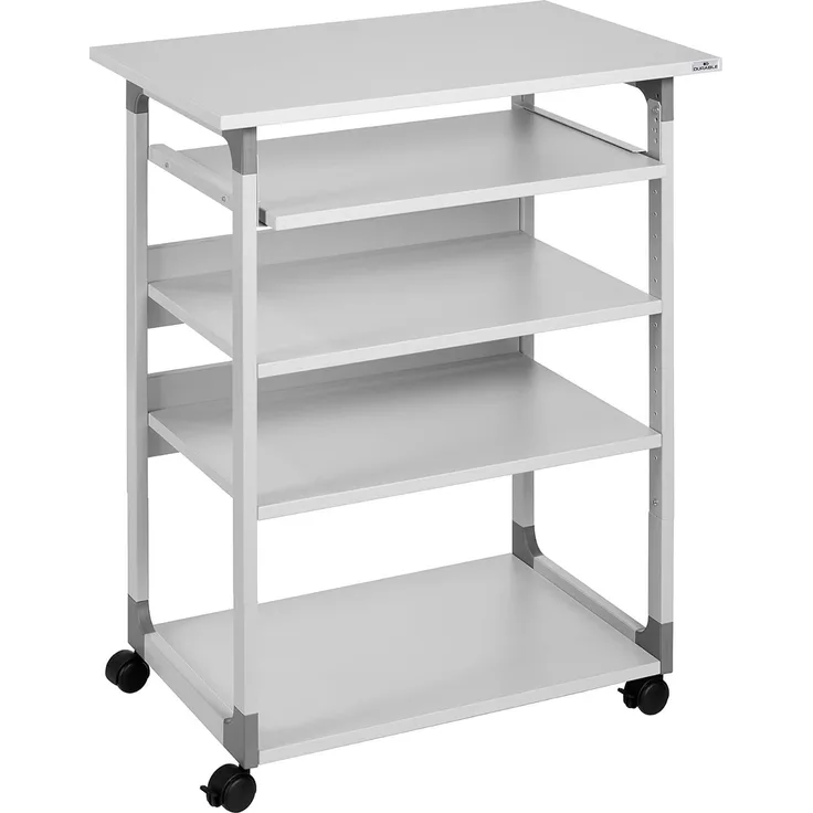 Durable PC Arbeitsstation System Computer Trolley 75VH grau