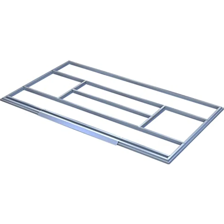 HATTORO S100 Metall Gerätehaus XL Geräteschuppen Garten Schuppen Gartenhaus Grau – Bild 10