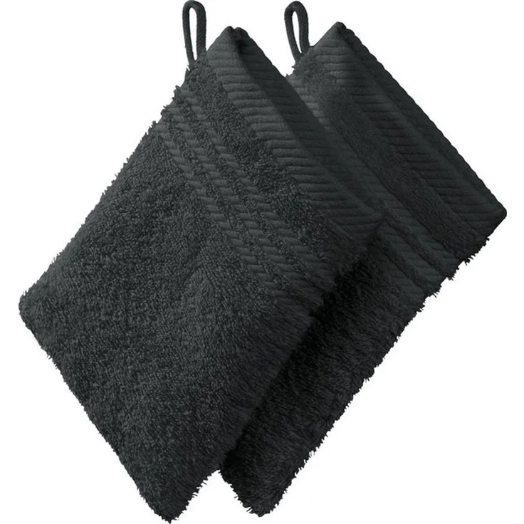 REDBEST Waschhandschuh Waschhandschuh 2er-Pack, Frottier (2-St), Walk-Frottier Uni – Bild 4