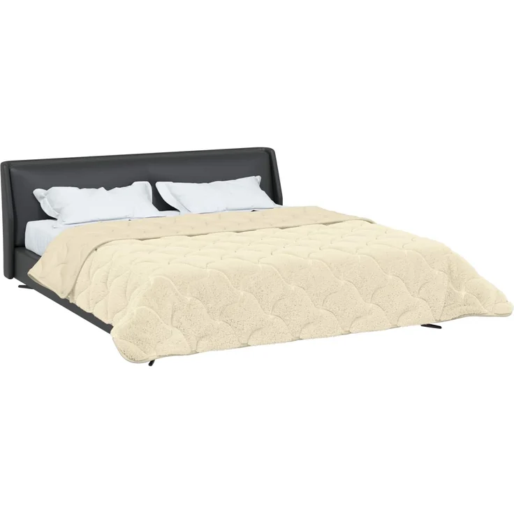 vidaXL Winterbettdecke 200 x 240 cm Winter Creme Atmungsaktiv 42026365 – Bild 3