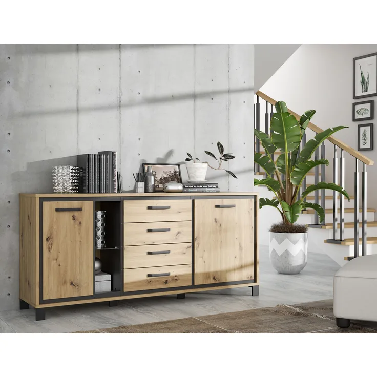 Sideboard TRONDHEIM Artisan Eiche