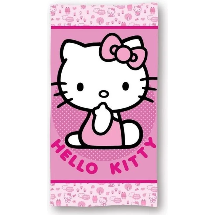 Hello Kitty Strandhandtuch Mikrofaser 140x70 – Leichtes Badehandtuch für Meer & Pool – Bild 2