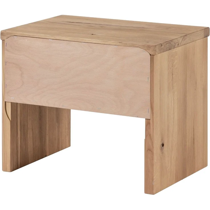 Nachttisch Wildeiche 50x35x40 bianco geölt JANGALI #119 – Bild 10