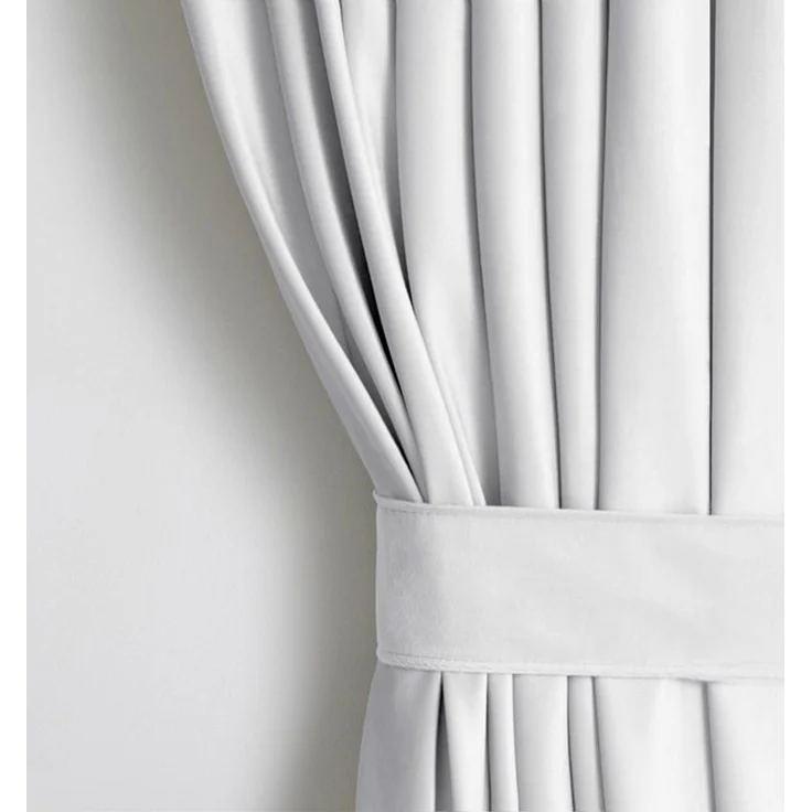 Restilo Gardine Gardine Multifunktionsband Kräuselband Vorhang Verdunkelnd Samt Textil (1 St), Kräuselband, verdunkelnd, Samt Textilien, mit Raffhalter – Bild 4