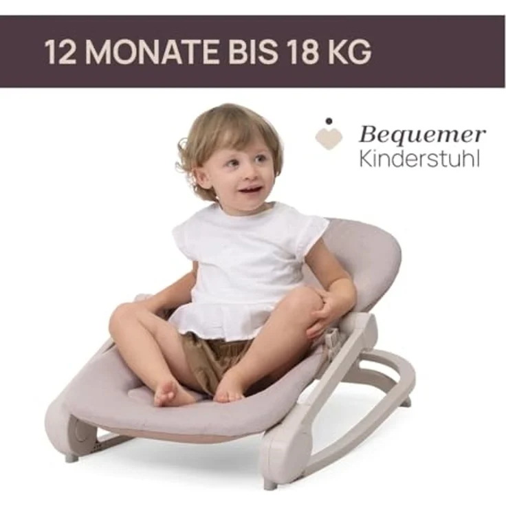 Chicco Wippe Magia 2-in-1: Babywippe und erster Sitz bis 18 kg, Spielbügel mit Holzelementen, Mini-Sitzverkleinerer inklusive, Schaukel- oder feste Position und verstellbare Rückenlehne – Bild 3