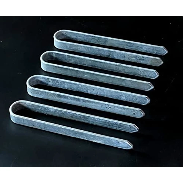 4 Stück Bodenanker verzinkt M Erdanker für Rosenbogen 22 cm Heringe Erdspieß Bodenspieß Befestigung Verankerungs-Set – Bild 2