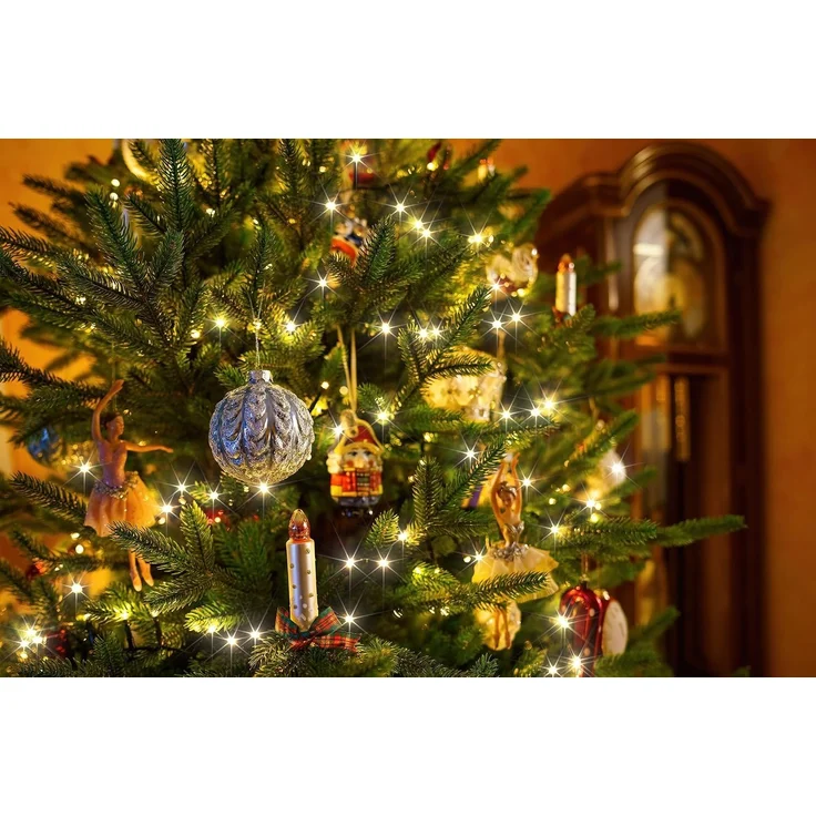 EveXmas Onyx Künstlicher Weihnachtsbaum Grün 190 cm – 618 Astspitzen, inkl. klappbarem Metallständer – Bild 6