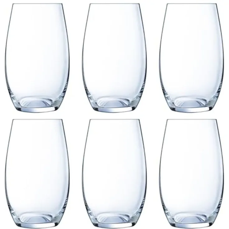 Gläserset Chef&Sommelier Primary Durchsichtig Glas 6 Stücke 400 ml Default Title