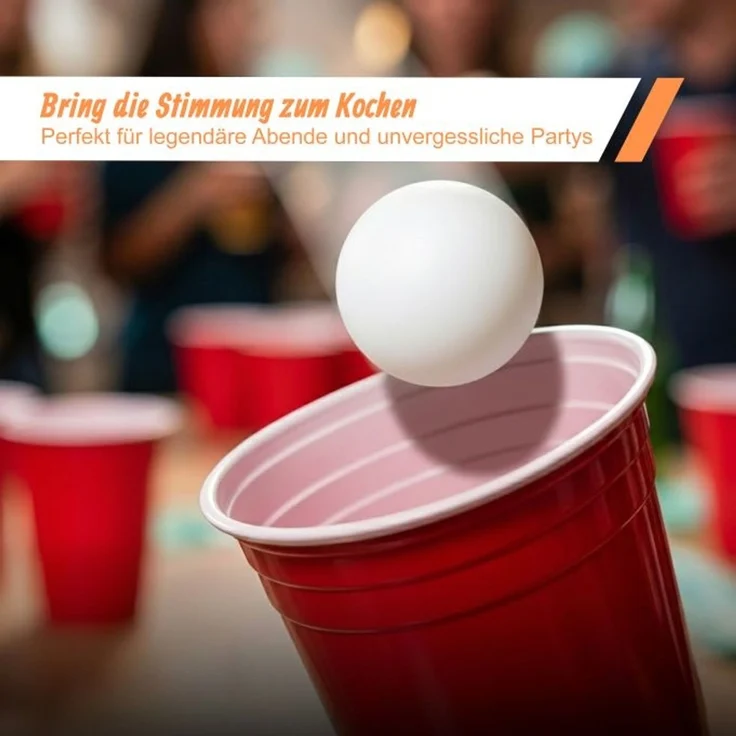 Relaxdays 148 tlg. Beer Pong Set – Bild 2