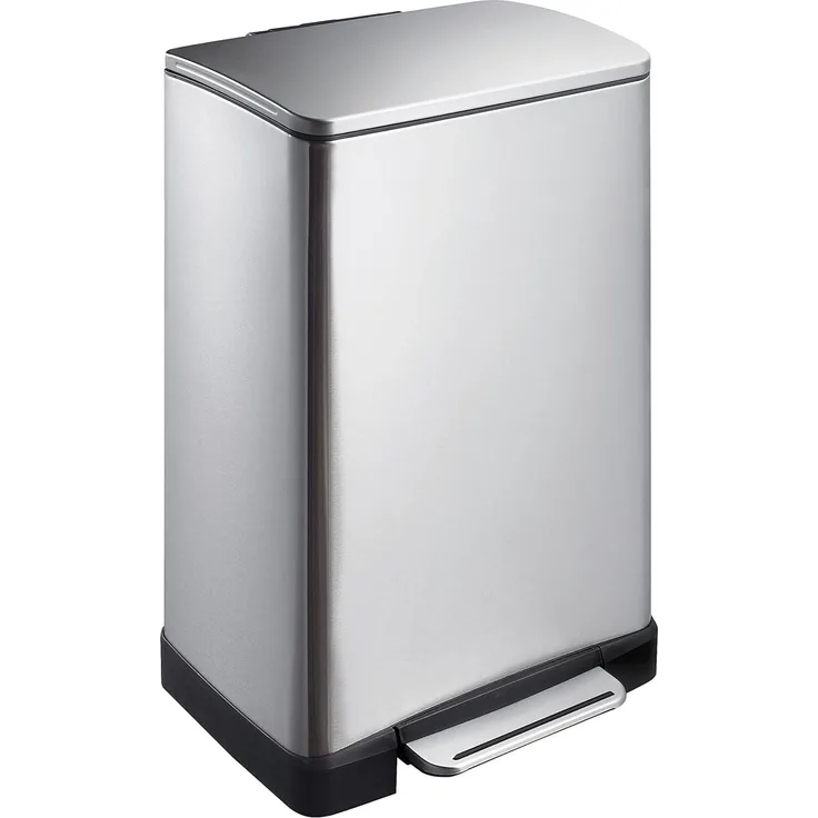 EKO Tretmülleimer E-Cube 40 L Mattsilber 440025