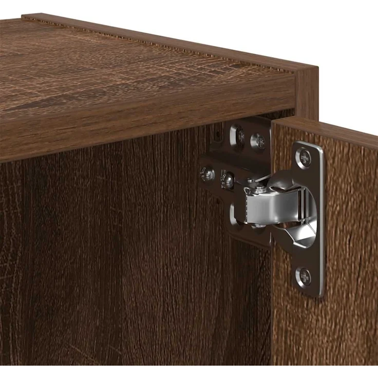 vidaXL Bücherregal Braun Eichen-Optik 40x24x77 cm Holzwerkstoff 860370 – Bild 9