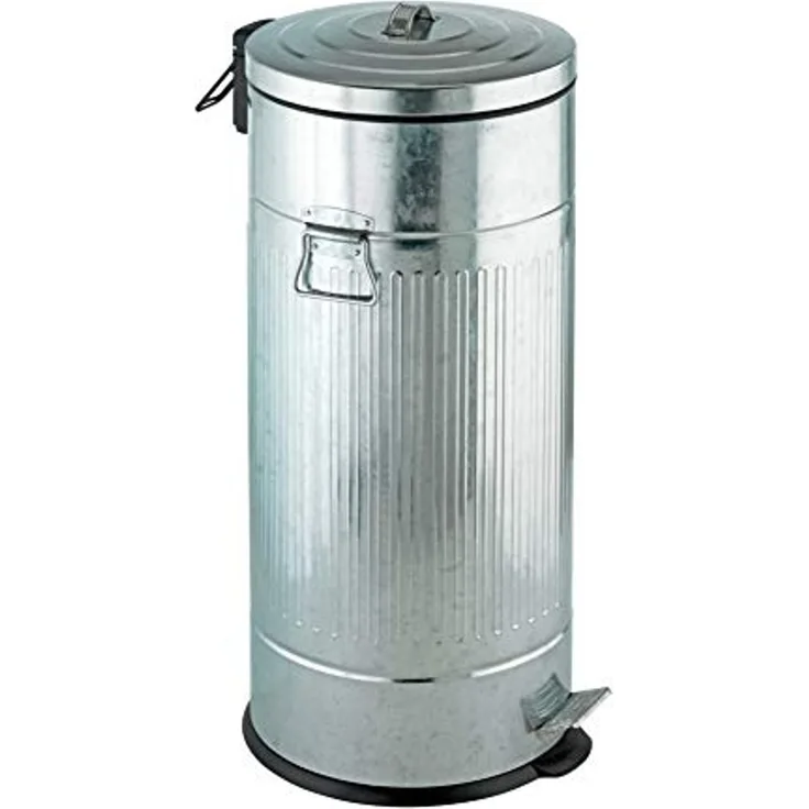 NEW YORK 30-Liter-Badezimmerkorb, Easy-Close-System, WENKO