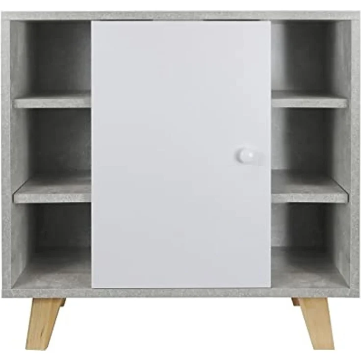 Stabilo Sanitär Waschbeckenunterschrank Waschbeckenunterschrank "Martha" marmor optikSeitenfächern 60x30x60cm mit Seitenfächern – Bild 4