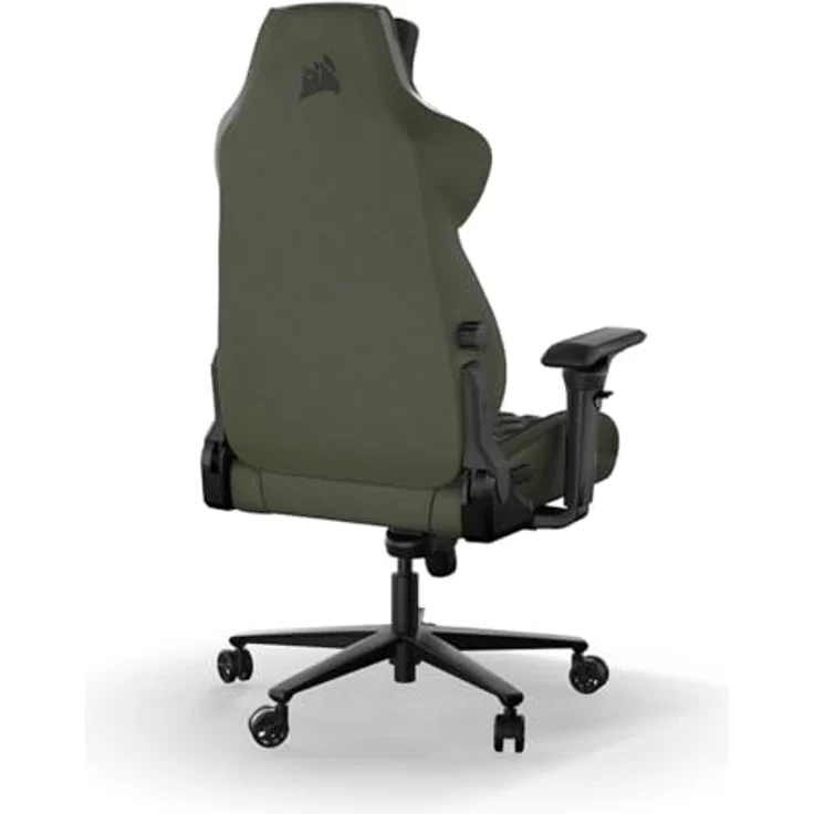 Corsair TC500 Luxe Gaming-Stuhl mit verstellbarer Lendenstütze und Omniflex-Armlehnen, Grau – Bild 5