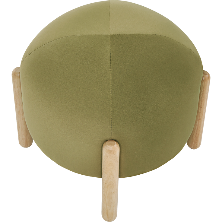 Hocker HELEN Samtstoff Grün – Bild 4