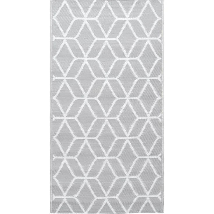 vidaXL Outdoor-Teppich Grau 120x180 cm – Bild 1