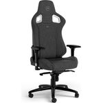 Noblechairs Epic TX Gaming Stuhl, Bürostuhl, Schreibtischstuhl, Atmungsaktives Textilgewebe, Kopf- und Lendenstütze, Entwickelt für Nutzer bis 120 kg, (Anthrazit, Textilgewebe)