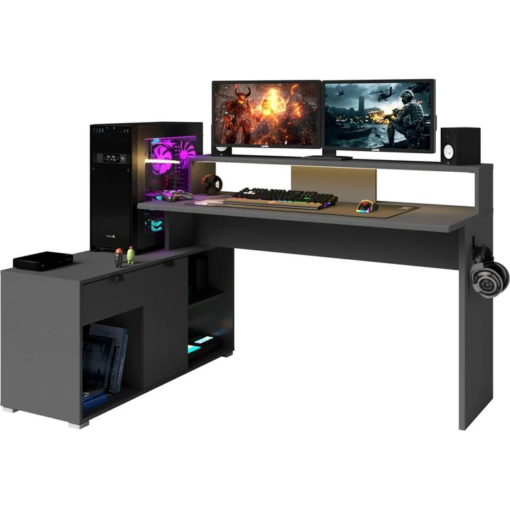 Parisot Gamingtisch Work 11 (Set, 2-St, Ecklösung möglich) – Bild 2