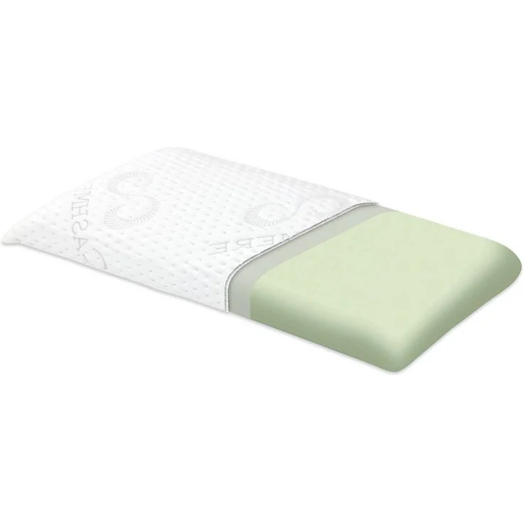 Matratzen Perfekt Kopfkissen Terra Med Visco Nackenkissen mit Cashmere Bezug, Füllung: HQSV (High Quality Support Visco) Schaum, Rückenschläfer, Seitenschläfer, Bauchschläfer, Cashmere Bezug mit Klimafaser – Bild 2