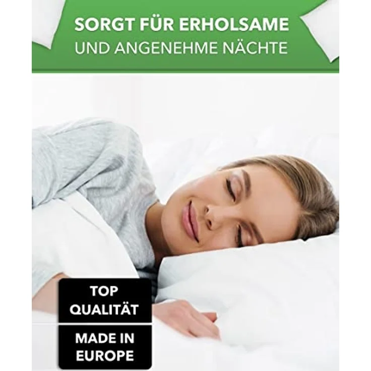 DILUMA Microfaserkissen Füllkissen Mikrofaser 2er Set - Innenkissen, Füllung: Kunstfaser, Perfekt als Sofakissen, Dekokissen, Kopfkissen – Bild 4